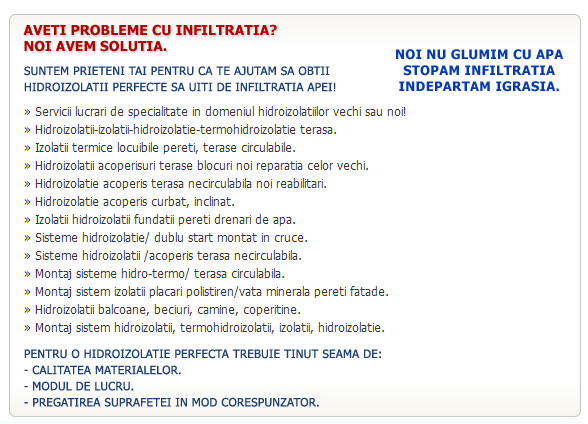 reclamahidroizolatii